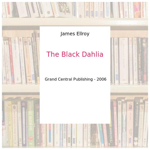 The Black Dahlia