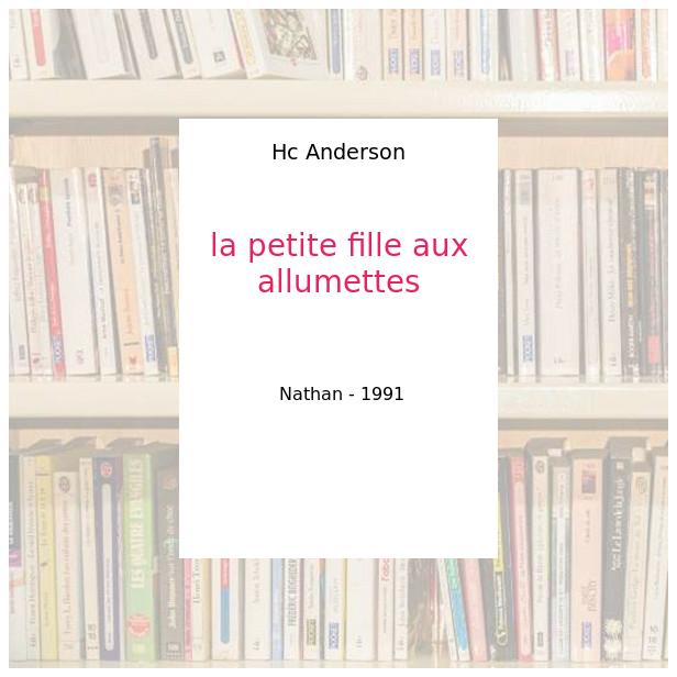 Petite marchande allumettes -