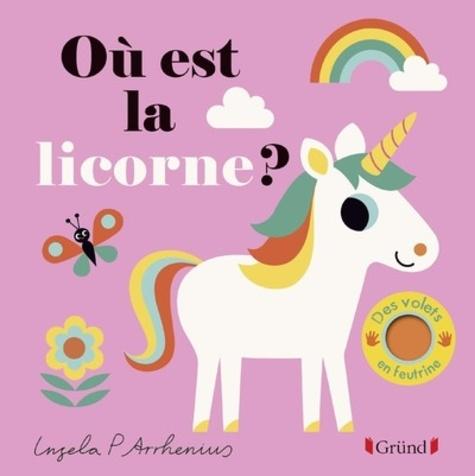 Où est la licorne ? Des volets en feutrine