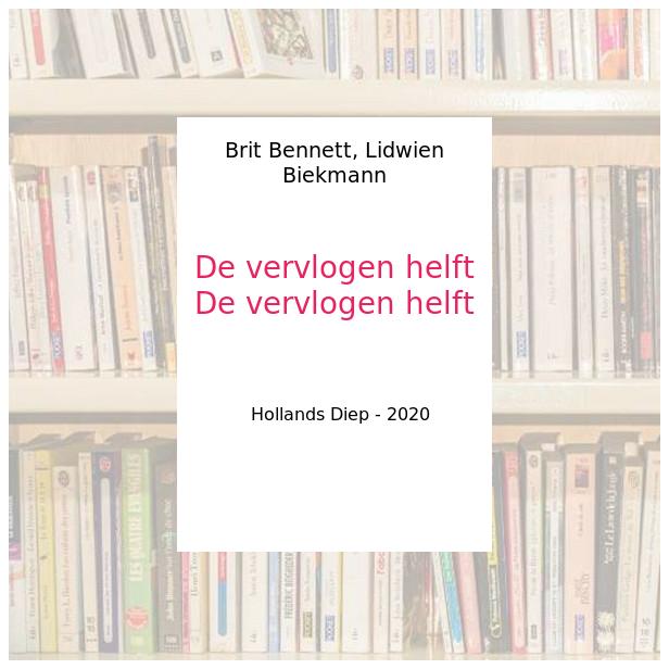 De vervlogen helft: roman