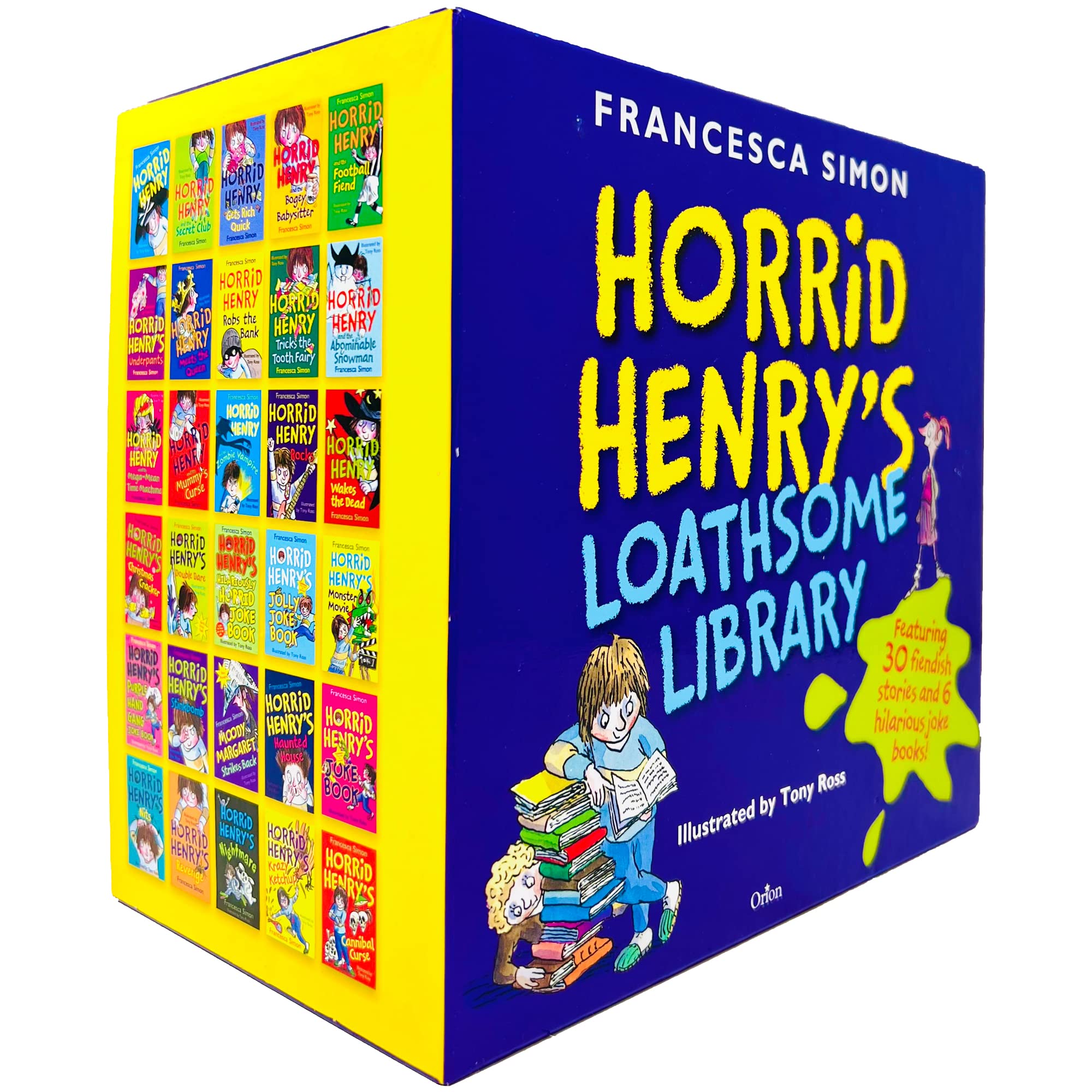 Horrid Henry's Loathsome Library 30 Books Collection Set