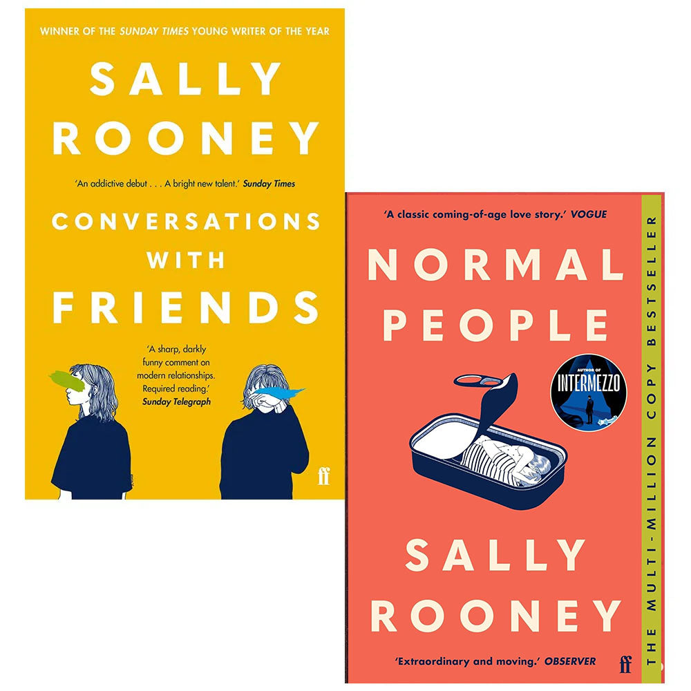 Sally Rooney 2 Books Collection Set: Conversations with Friends & Normal People - Fiction - Paperback