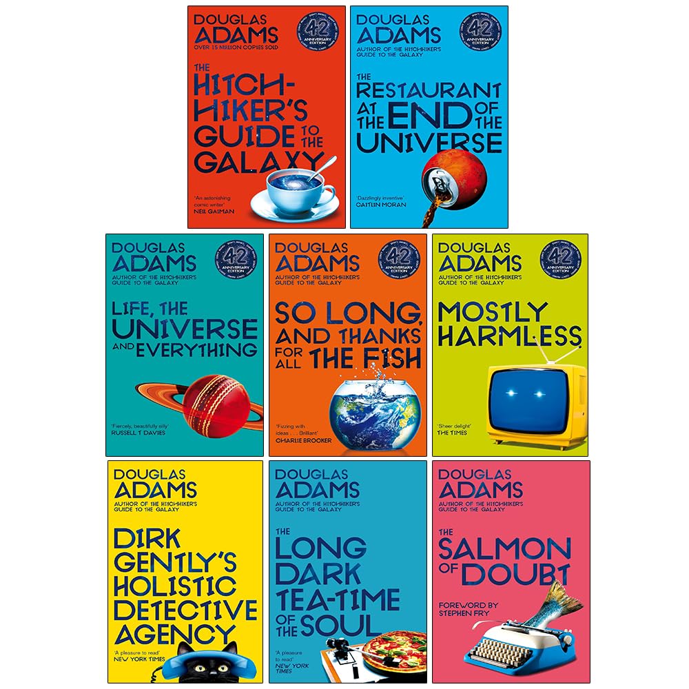 The Hitchhiker's Guide to the Galaxy 8 Books Collection Set