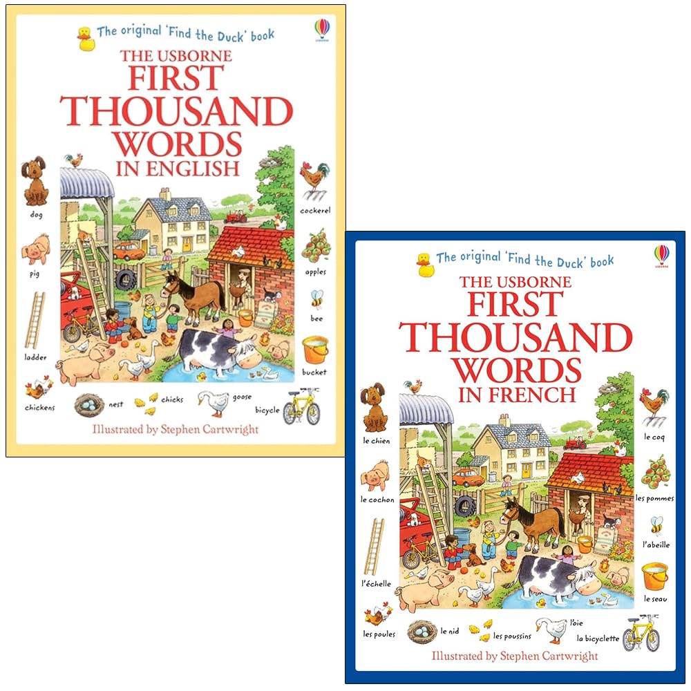 Usborne First Thousand Words Collection 2 Books Set